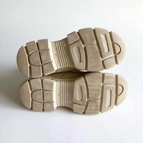 Agsdon Beige Suede Textile Combat Boots size EUR 38, US 7.5 - Picture 13 of 16